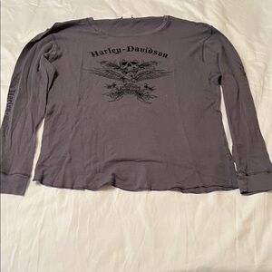 Harley-Davidson Charcoal Long Sleeve Tee